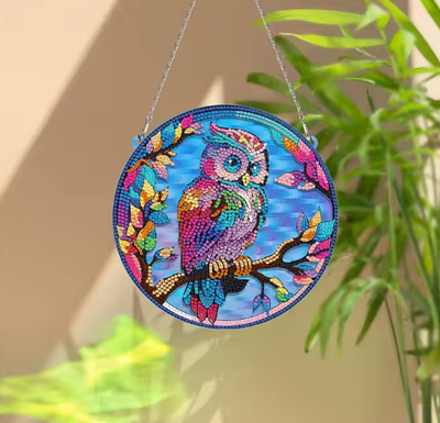 Diamond Painting "Sonnenfänger Eule"