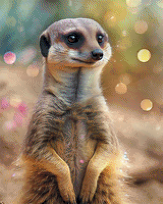 Diamond Painting "Erdmännchen" 40x50cm DS-35