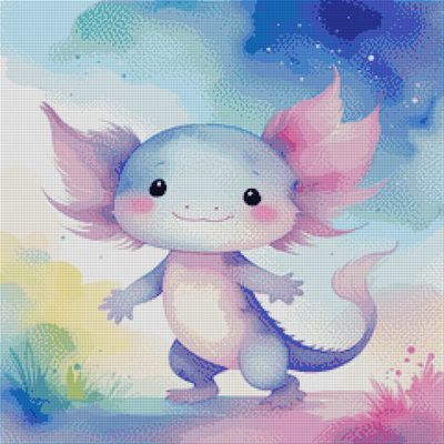Diamond Painting "Axolotl" 60x60cm DS-95