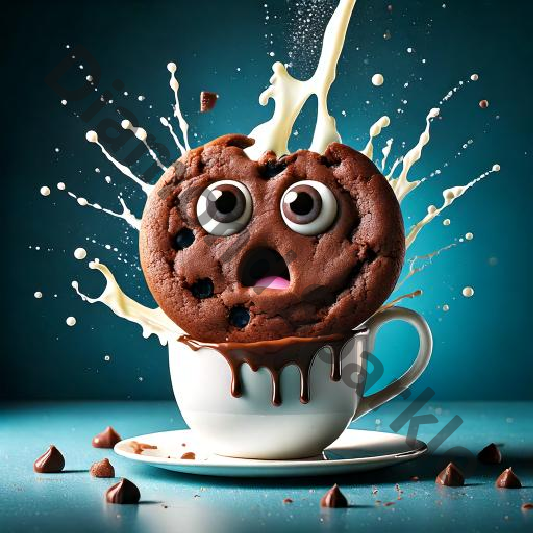 Diamond Painting " Tassen-Keks" 50x50cm DS-49