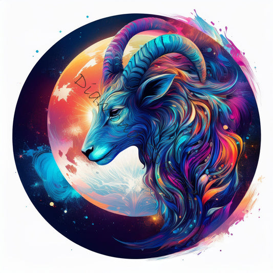 Diamond Painting " Sternzeichen - Steinbock" 50x50cm DS-69