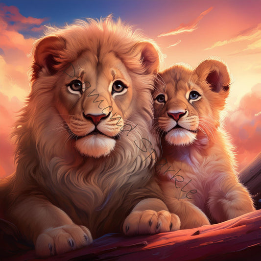 Diamond Painting Bild "Leons futuri" 50x50cm DS-89