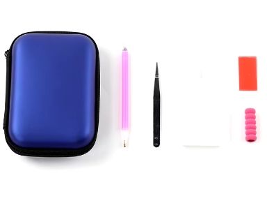 Diamond Painting "Etui Dunkelblau"