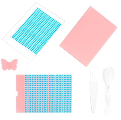 Diamond Painting Aufbewahrung "Schiffchen mit Deckel rosa"