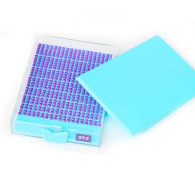 Diamond Painting Aufbewahrung "Schiffchen mit Deckel lila"