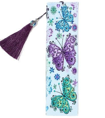 Diamond Painting Lesezeichen "Schmetterlinge"