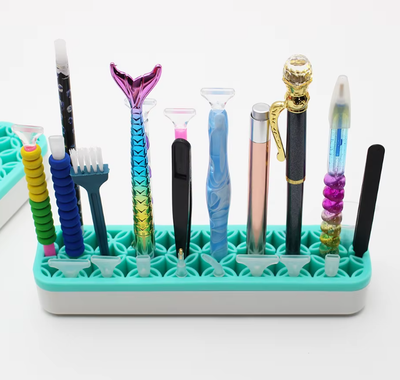 Diamond Painting "Stiftehalter grün"