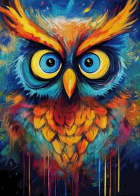 Diamond Painting Bild "Truces noctua" 50x70cm DS-87