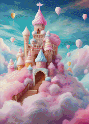 Diamond Painting "Wolkenschloß" 50x70cm DS-27