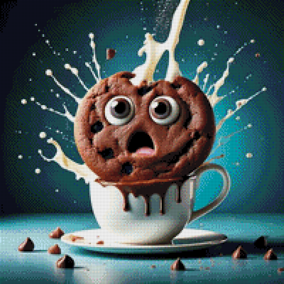 Diamond Painting " Tassen-Keks" 50x50cm DS-49