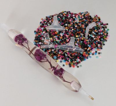 Diamond Painting Stift "Flower purple"