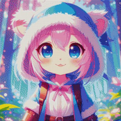 Diamond Painting "Cleo" 50x50cm DS-97