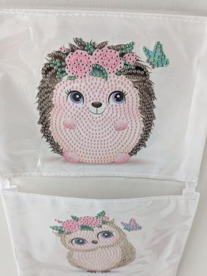 Diamond Painting "Hängende Aufbewahrungstasche mit 3 Fächern"