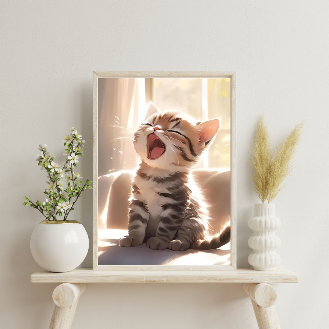 Diamond Painting Bild "Morgenmuffelchen" 40x50 cm DS-106