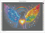 Diamond Painting Bild "Loving Memory-Dog" 50x70cm + AB DS-107