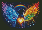 Diamond Painting Bild "Loving Memory-Dog" 50x70cm + AB DS-107