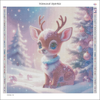 Diamond Painting Bild " Christmas-Fia" 50x50cm +AB&Fairy Dust DS-109