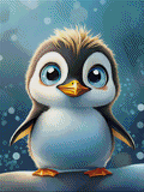 Diamond painting picture "Little Pippin" 30x40 cm DS-1