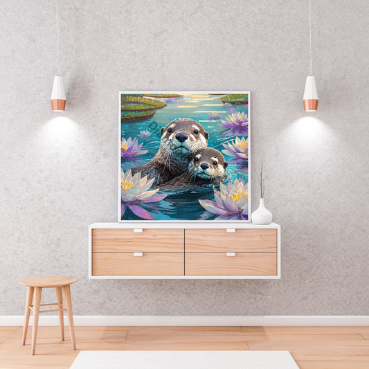 Diamond Painting Bild "Otter" 50x50cm DS-26