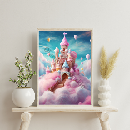 Diamond Painting "Wolkenschloß" 50x70cm DS-27