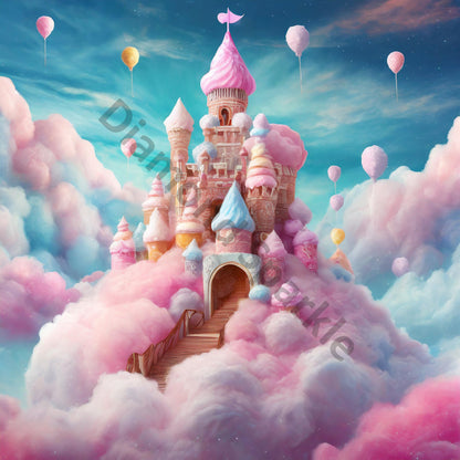 Diamond Painting "Wolkenschloß" 50x70cm DS-27