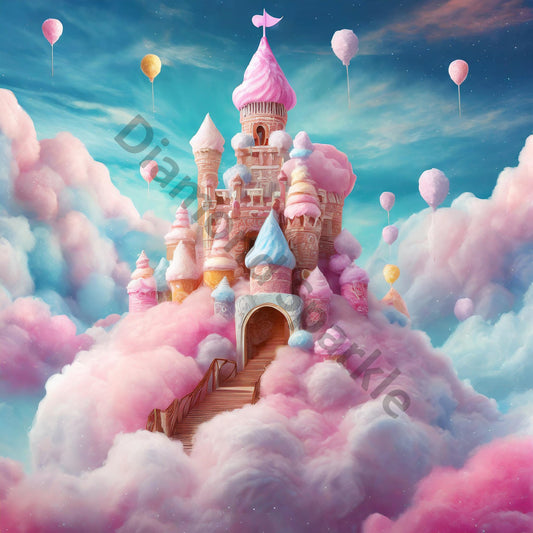 Diamond Painting "Wolkenschloß" 50x70cm DS-27