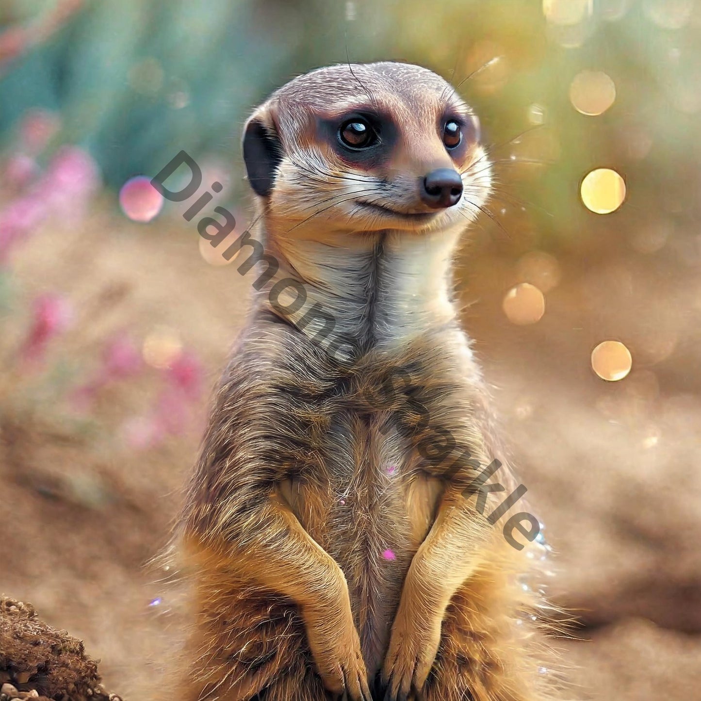 Diamond Painting "Erdmännchen" 40x50cm DS-35