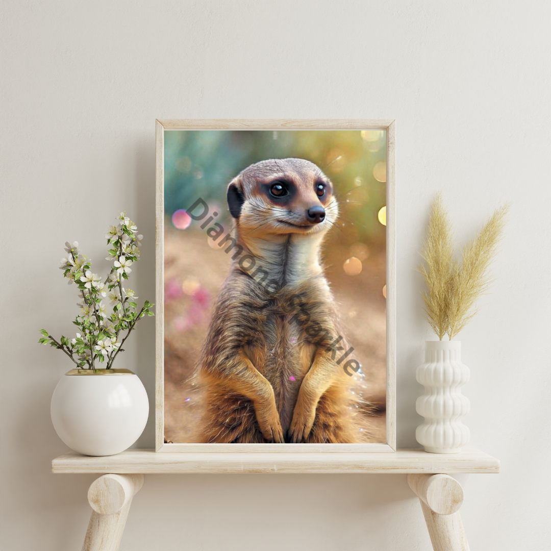 Diamond Painting "Erdmännchen" 40x50cm DS-35