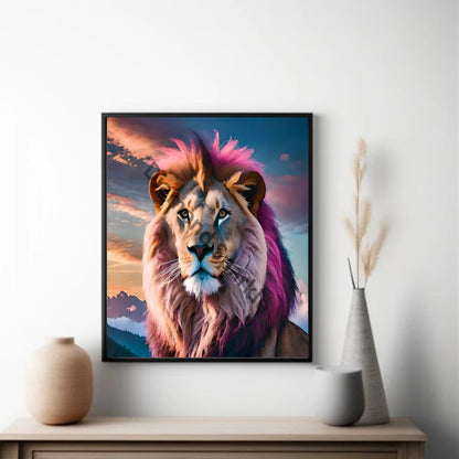 Diamond Painting Bild "König der Savanne" 90x90cm DS-4