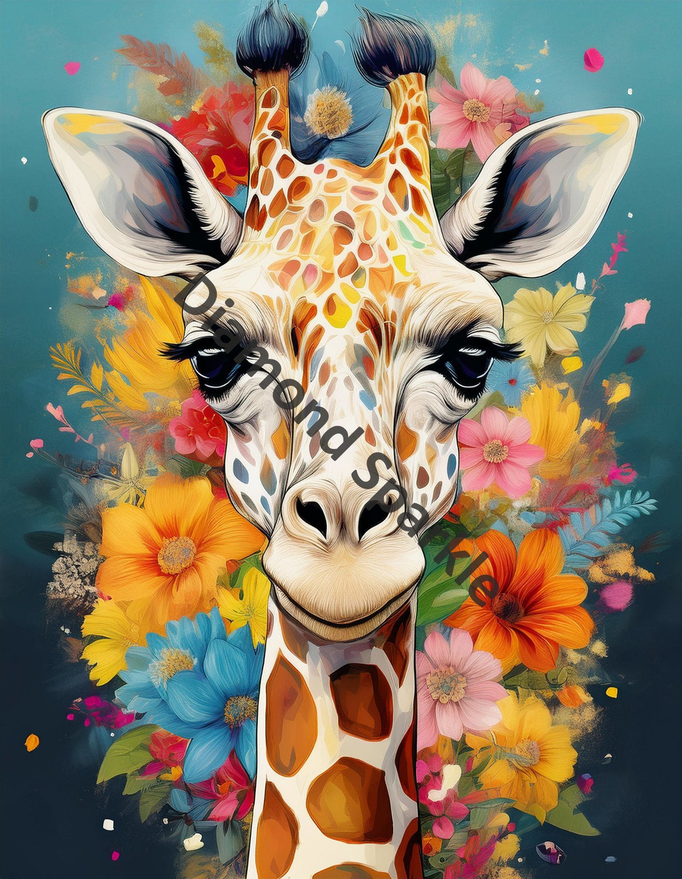 Diamond Painting "Giraffe" 50x70cm DS-63