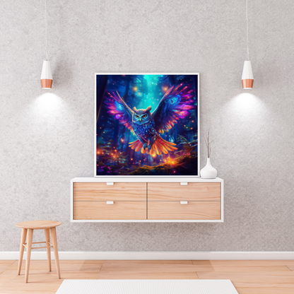 Diamond Painting "Mystery Owl" 80x80cm DS-65