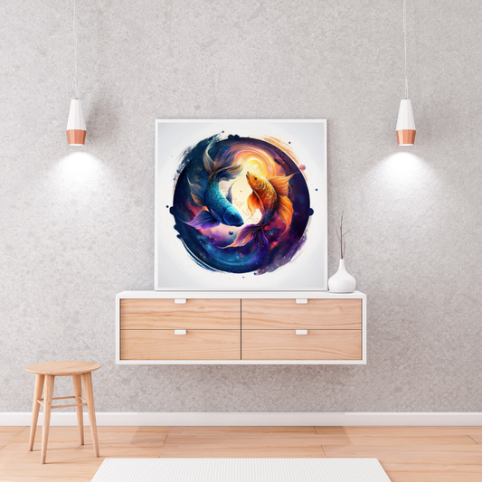 Diamond Painting "Sternzeichen - Fische" 50x50cm DS-67