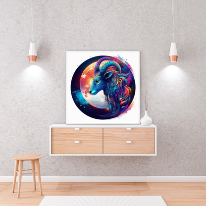 Diamond Painting " Sternzeichen - Steinbock" 50x50cm DS-69