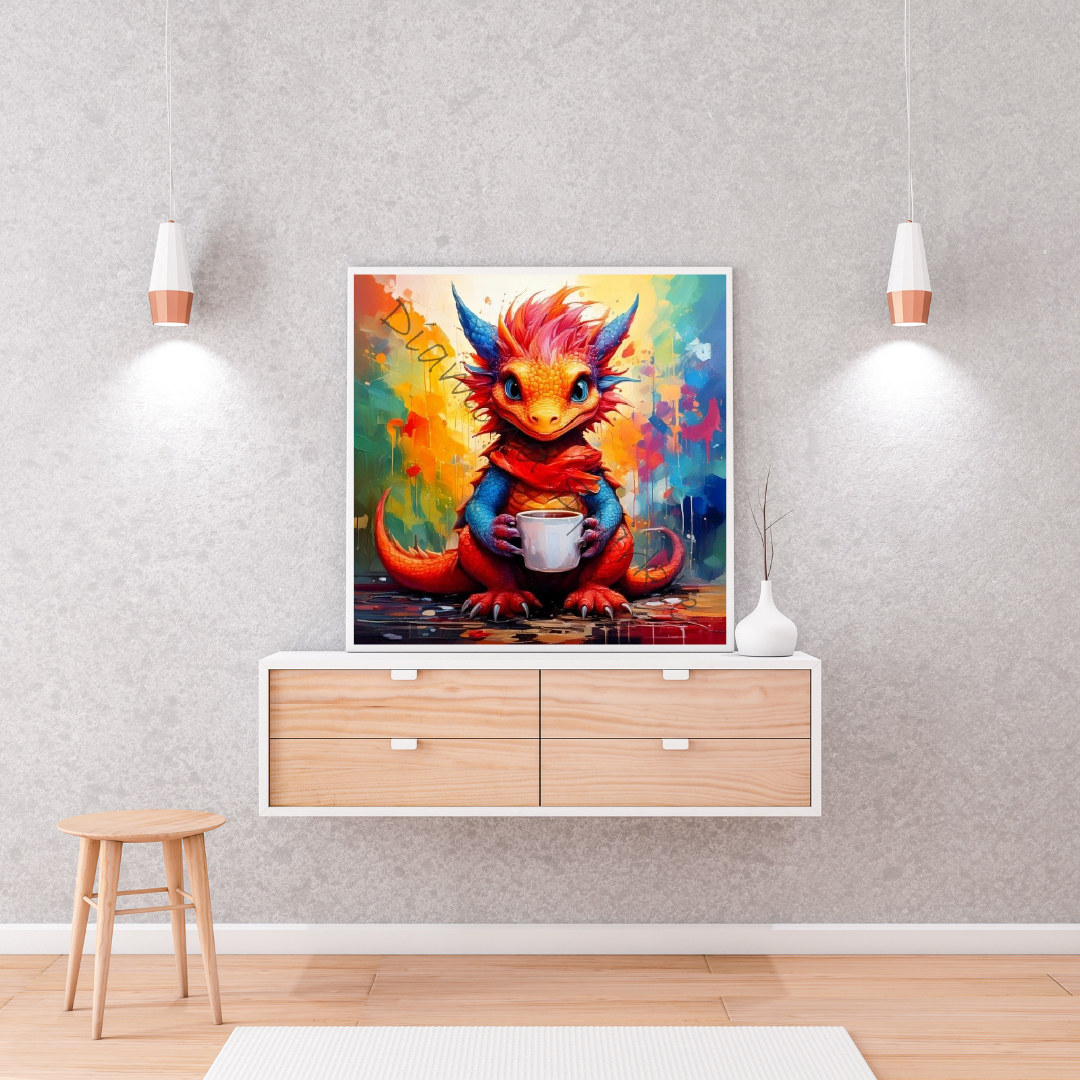 Diamond Painting Bild " Jack Coffee" 80x80cm DS-83