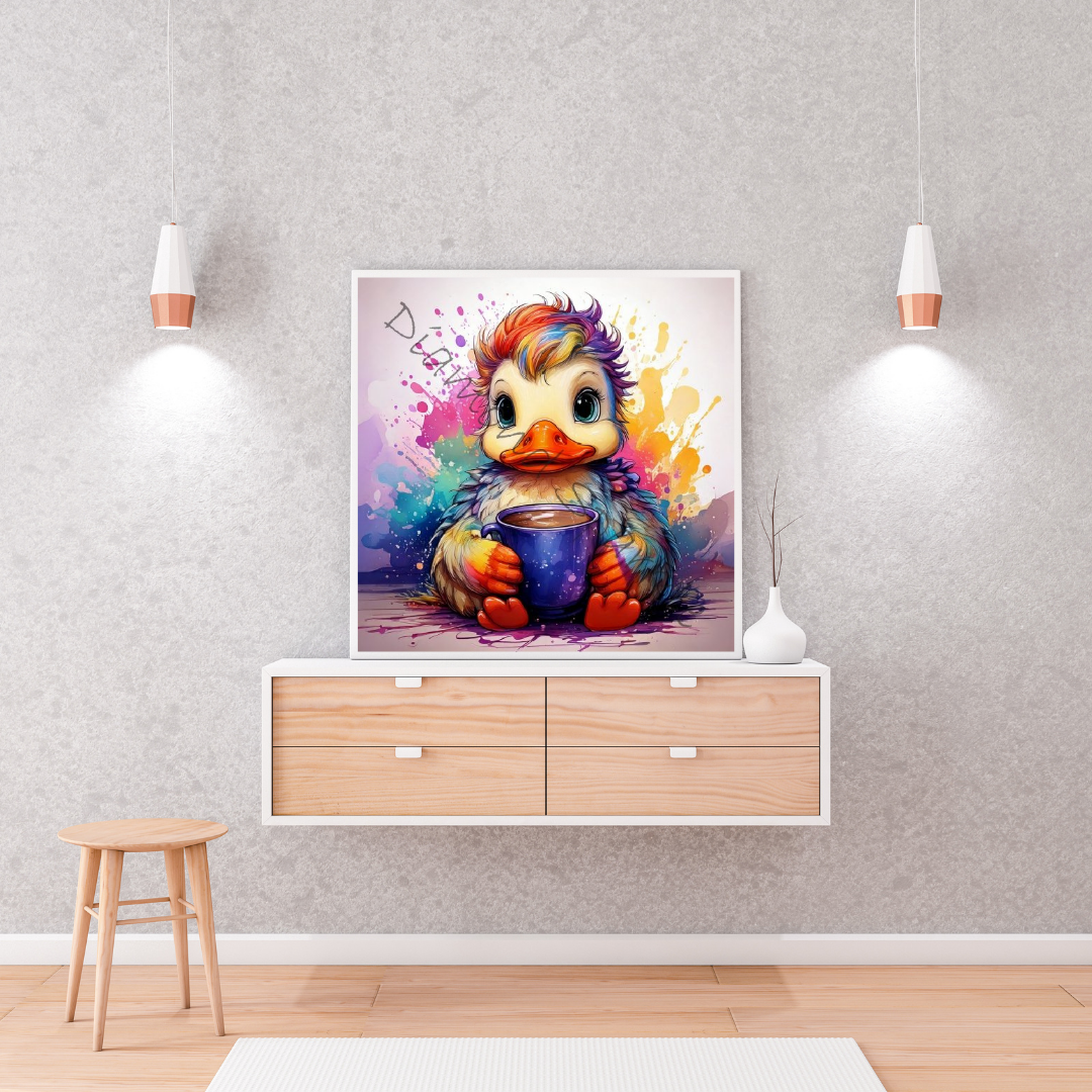 Diamond Painting Bild "Elvis Coffee" 50x50cm DS-85