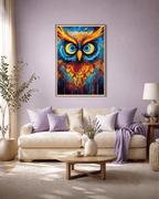 Diamond painting picture "Truces noctua" 50x70cm DS-87
