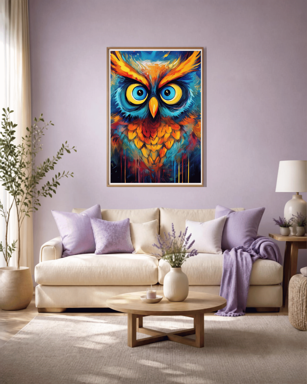 Diamond Painting Bild "Truces noctua" 50x70cm DS-87
