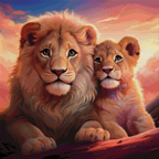 Diamond Painting Bild "Leons futuri" 50x50cm DS-89