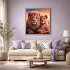 Diamond Painting Bild "Leons futuri" 50x50cm DS-89