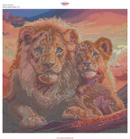 Diamond Painting Bild "Leons futuri" 50x50cm DS-89