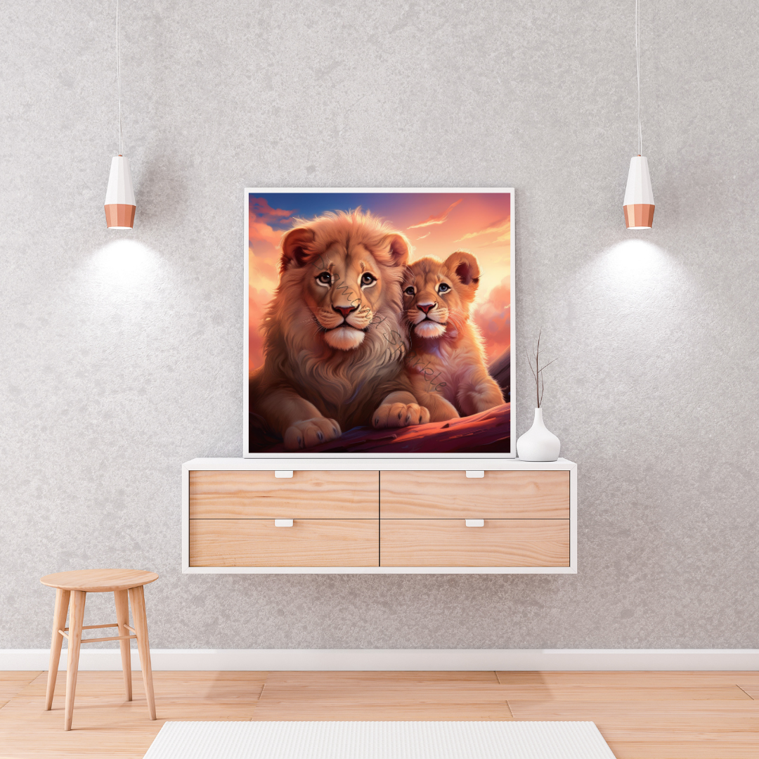 Diamond Painting Bild "Leons futuri" 50x50cm DS-89