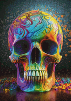 Diamond Painting Picture "Skull" 50x70cm DS-8