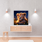 Diamond Painting Bild "Moonlight Lion" 50x50cm