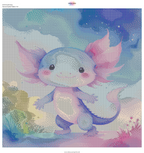 Diamond painting "Axolotl" 60x60cm DS-95