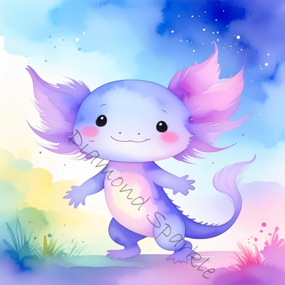Diamond Painting "Axolotl" 60x60cm DS-95