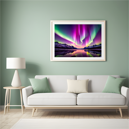 Diamond Painting Bild "Polarlichter" 80x60cm DS-99