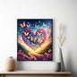 Diamond Painting "Butterfly Heart" 50x50cm DS-9