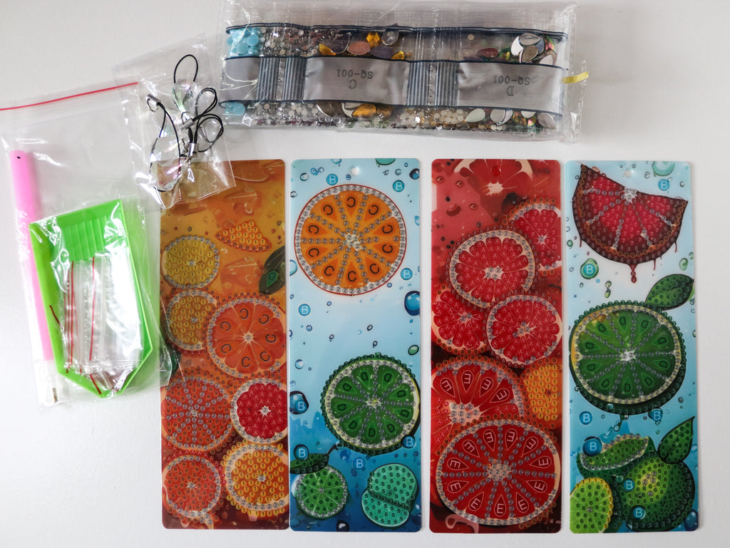 Diamond Painting Set "Lesezeichen Summer Splash"