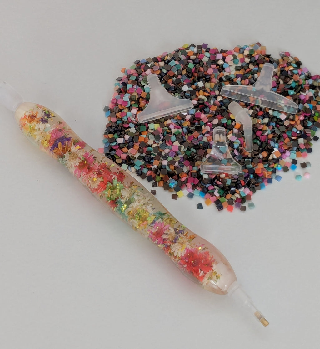 Diamond Painting Stift "Flower colorful"