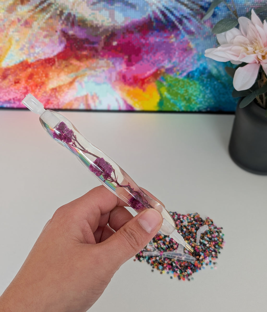 Diamond Painting Stift "Flower purple"
